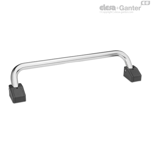GN 425.5-CR Folding Handles Steel, chrome plated
